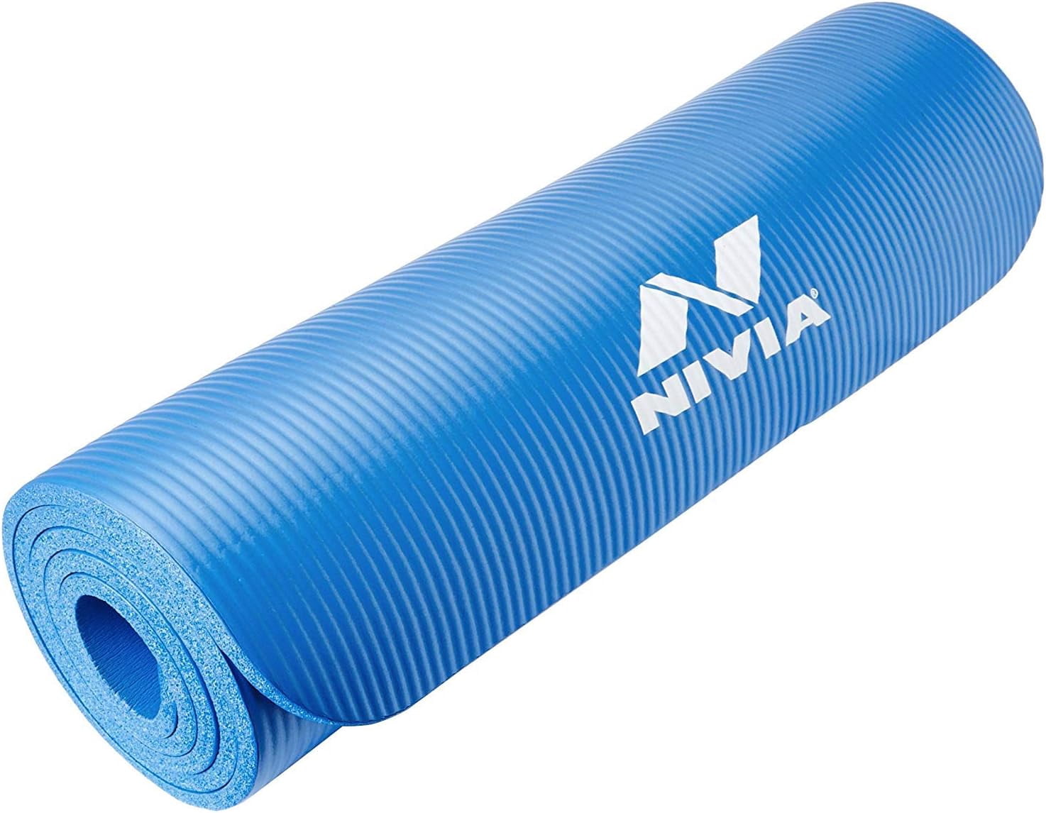 Nivia 1454BL 10 mm Anti-Skid Yoga Mat - Blue