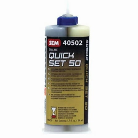 SEM Products 40502 Quick Set 50 - Black - 1.7 Oz.
