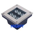 thumbnail image 5 of Lámpara LED enterrada para exteriores, cuadrada, resistente al agua IP68, 1 W, 3 W, 4 W, 5 W, 6 W y 9 W, para decoración de jardín, CA 85-265 V, CC 12 V, 5 of 5