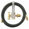 Radnor Model HRF-1425-580 Victor Style Single Stage Argon And Argon And Carbon Dioxide Mix Flowmeter Regulator Kit With 10' Hose, CGA-580