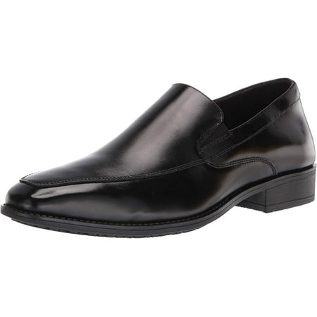 

QUIETTCEX Mens Aldrich Moc Toe Slip-On Loafer Black 8 medium US