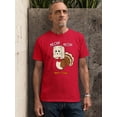 thumbnail image 2 of Thanksgiving Cat Meow Funny Hiding Turkey Unisex Men's T-shirt For Men, M, Red, 2 of 6