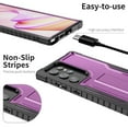 thumbnail image 3 of ExoGuard For Samsung Galaxy S23 Ultra Case，Full-Body Phone Case with Kickstand (Purple), 3 of 8