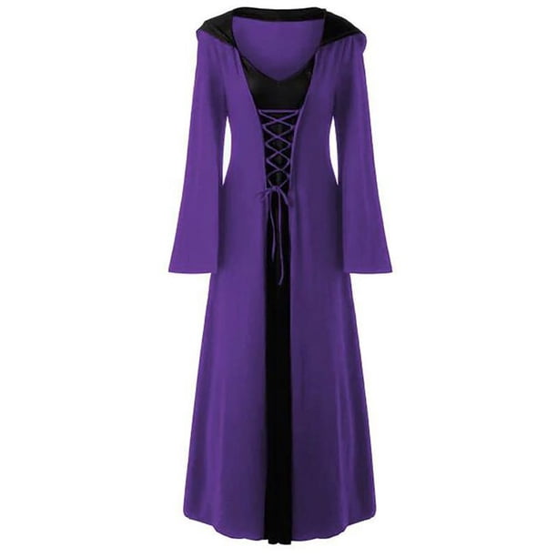 stock Listo Vestido De Fantasía Medieval Renacimiento Gótico Disfraz De cosplay Bruja De Halloween