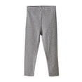 thumbnail image 4 of NIEWTR Children's Leggings Spring And Autumn New Baby Casual Elastic Pants for Girls Fit Pants Girls Athletic Leggings Kids Dance Workout Running Yoga Pants with Hidden Pocket(B-Grey,12-18 Months), 4 of 4