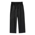 thumbnail image 4 of XDZJLR Casual Pants for Men Drapey Loose Japanese Retro Pleated Design Micro Leg Drawstring Long Trousers, 4 of 5