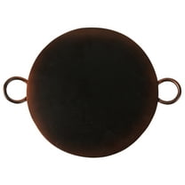 Trifri Chapati Tava Round Griddle 11.5" Concave Non,Stick Roti Tawa Induction Stove Dosa Pan Cookware