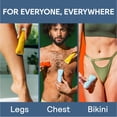 thumbnail image 3 of Meridian Trimmer Plus Body Hair Manscaping Trimmer Adjustable Guard Usb C Charging Flash Light Travel Lock Charging Dock Bikini Trimmer Mens Body Hair Trimmer - Solar, 3 of 5