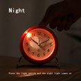 thumbnail image 2 of Reloj Despertador JAMW Redondo 4 Pulgadas Sin Tictac Batería Función de Emisión de Luz, 2 of 5