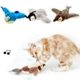thumbnail image 3 of Interactive Cat Toys Rechargeable Flying Bird Cat Toy Chirping Flapping Bird O6, 3 of 8