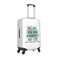 thumbnail image 3 of Bixox Washable Not All Who Wander Are Lost1 Printed Luggage Cover, Fashion Suitcase Protector Fits for Small luggage, 3 of 8