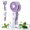 Purple cc3, variant on Rechargeable Handheld Fan with Water Mist Spray 4 Speeds USB Mini Portable Fan for Office Travel Camping Sports Black Pink (Pink)