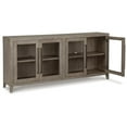 thumbnail image 5 of Ashley Furniture Dalenville 4-Door Wood Accent Cabinet in Antiqued Light Gray, 5 of 7