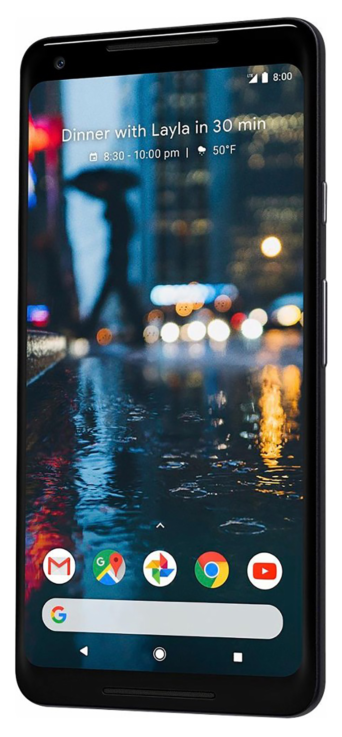 Google Pixel 2 XL 64GB Unlocked GSM/CDMA 4G LTE Octa-Core Phone w/ 12.2MP Camera - Just Black - image 3 of 4