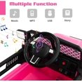 thumbnail image 4 of OLAKIDS Kids Ride On Truck, 12V Electric Vehicle Car with Remote Control, Toddlers Battery Powered Toy with 2 Speeds, Spring Suspension, Double Open Doors, LED Lights, Music, USB, Mp3, 4 of 9