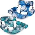 thumbnail image 1 of Sillas flotantes para piscina Sloosh inflables, 2 paquetes para adultos, 1 of 8