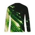 thumbnail image 5 of Goodtrade8 Mens Tops Long Sleeve Printed Athletic Long Sleeve Crew Neck Green Fall Shirts for Men, 5 of 5