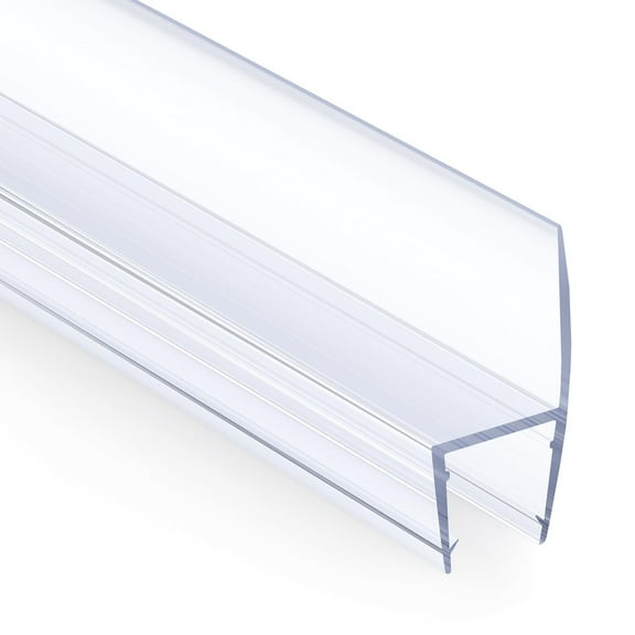 AmazerBath Side Seal Strip Shower Installation Kit for Shower Door 1/2 Inch Glass - 78.75 Inches (15.75 Inches x 5)