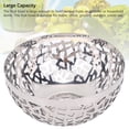 thumbnail image 4 of Bandeo De Tazón De Frutas De Acero Inoxidable Grande Canasta Decorativa Moderna Para Encimera De Cocina, Organizador De Frutas Y Verduras Con Un Diseño Hueco De Apertura Amplia,, 4 of 7