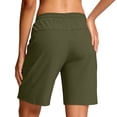 thumbnail image 6 of hotojiny Women's 5 Inch Hiking Shorts Quick Dry Lightweight Athletic Shorts Running Golf Summer Shorts with Zipper Pockets, 6 of 7