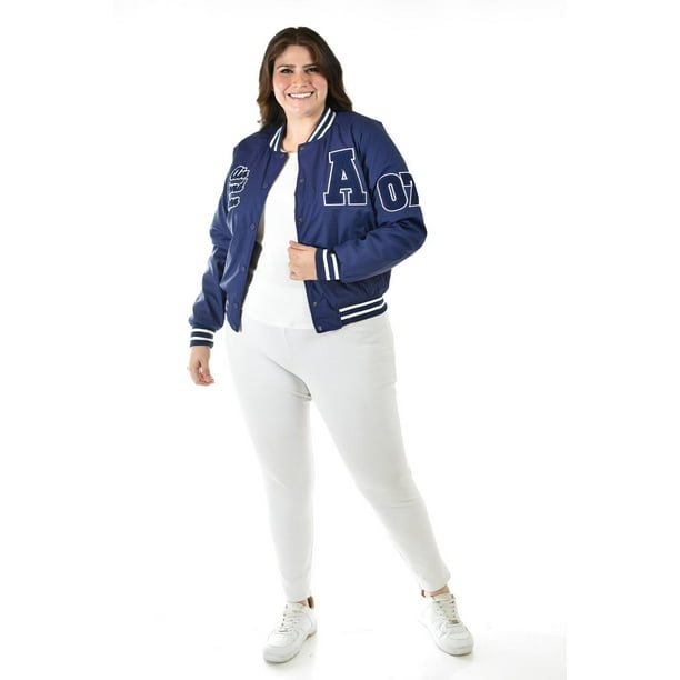 Chamarra universitaria Roman Fashion /Tallas Extras, 7094 (Azul marino) azul marino 40
