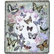 Butterflies Are Tapestry Throw Blanket