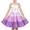 Purple, variant on Girls Dress Ice Cream Rainbow Striped Suspender Sleeveless Sundress 4 Years