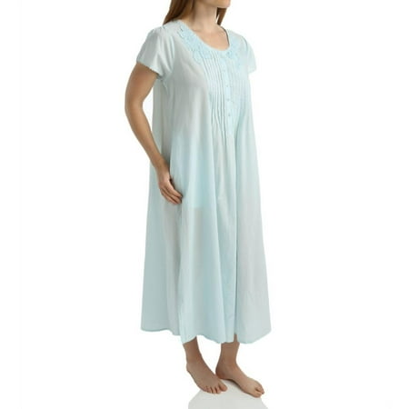 

Women s La Cera 1275G 100% Cotton Woven Lace Applique Ballet Gown (Blue S)