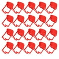 thumbnail image 4 of Chicken Drinking Cups, Easy Installation Healthy Chicken Waterer Cup Kit 20Pcs No Rust  For Rabbits For Pigeons Yellow,Red, 4 of 8
