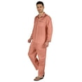 thumbnail image 3 of Inkmeso Pyjama en Coton pour Homme, Tenue de Nuit Unie, Ensemble de Détente Haut et Bas, 3 of 7