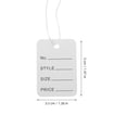 thumbnail image 2 of BESTYASH 2000pcs Tagging Process Hang Tags White Auto Locking For, 2 of 8