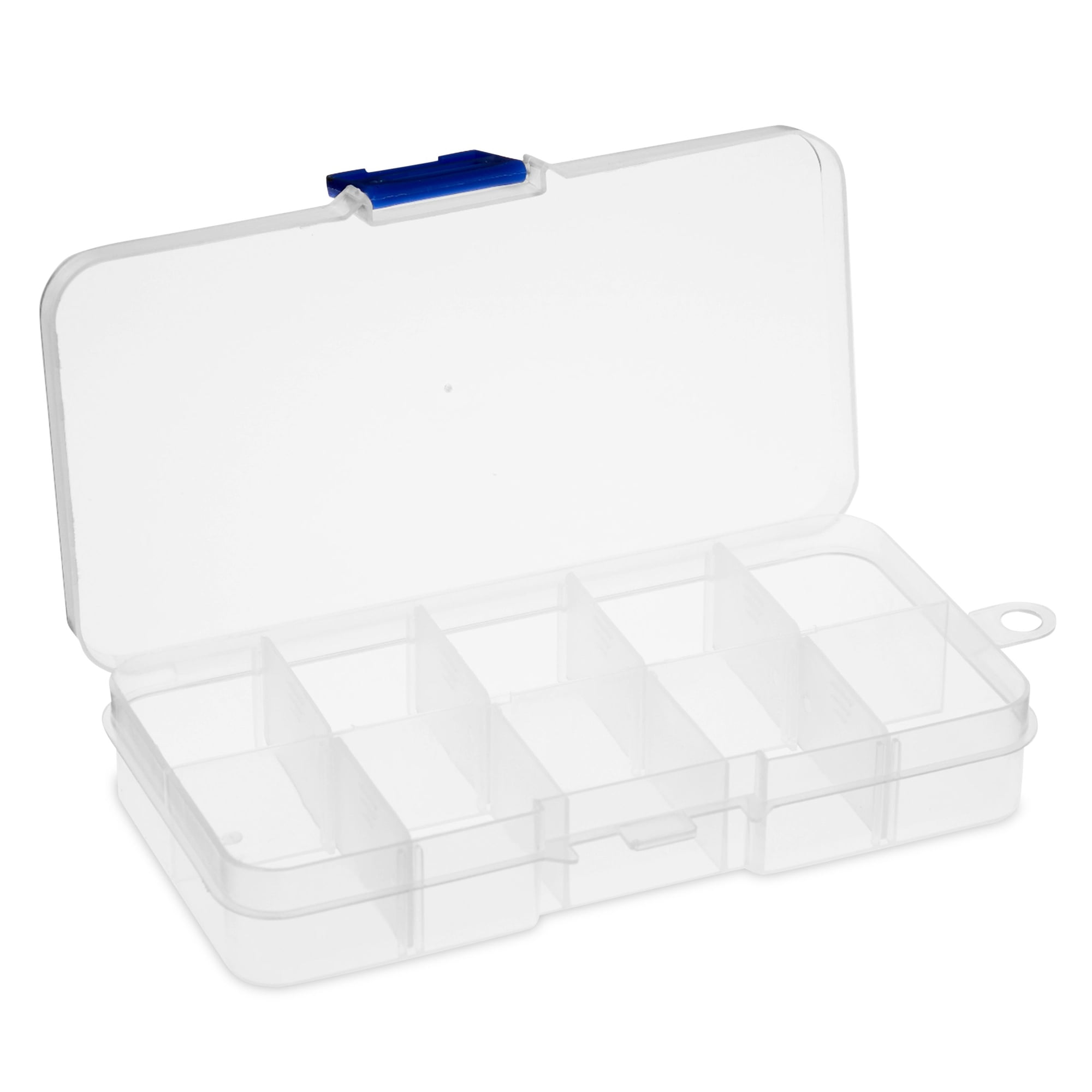Organizer, Tiny Containers Tray™, Bead Storage Solutions™, plastic, clear  and opaque off-white, 13-3/4 x 10-1/2 x 2 inches with (78) 2 x 1-1/8 x 3/4  inch containers. Sold per 82-piece set. - Fire Mountain Gems and Beads