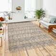 thumbnail image 2 of Casavani Moroccan Cotton Living Room Rugs, Black 10x16 feet, 2 of 5