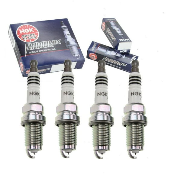 4 pc NGK Iridium IX Spark Plugs compatible with Honda Accord 2.4L L4 2003-2007