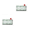 thumbnail image 4 of VONKY Add Of Color And Style To Outdoor Space Printed Spring Mailbox Cover Abstract Style Colorful Mailbox Cover Cloth YTYH2309034 2Set, 4 of 6