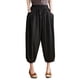 thumbnail image 1 of Pantalones de mujer, Pantalones de piernas anchas para mujer con bolsillos Meditación de vacaciones Meterk  Pantalones de mujer, 1 of 7
