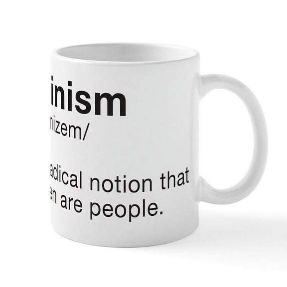 CafePress - Feminism Definition Mug - 11 oz Ceramic Mug - Novelty Coffee Tea Cup