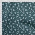 thumbnail image 4 of Soimoi Bird Print,Cotton Cambric, Quilting Fabric Sold by The Yard 42 Inch Wide, Medium Weight Cotton Fabric, SewingSupplies,Teal Blue, 4 of 5