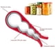 thumbnail image 4 of Abrelatas multiusos, abridor de tapas 4 en 1, abridor de tarros de goma antideslizante multifunción para personas mayores (rojo), 4 of 5
