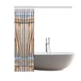 thumbnail image 3 of MYPOP Vintage Rustic Country Barn Wood Door Shower Curtain, Old Wooden Garage Door American Style Decorations for Bathroom Antiqued Look, 60 X 72 Inches, Brown Charcoal, 3 of 3