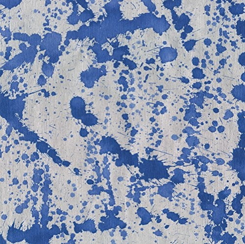 blue and silver wrapping paper