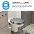 thumbnail image 6 of DEEPCRAFF 2Pcs Sky Blue Toilet Tank Seal Ring Replacement Kit Soft Durable Silicone, 6 of 6