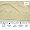 thumbnail image 2 of Casa Platino Split King Size Bed Sheets Set - Washed Ultra-Soft Microfiber Split King Bed Sheets - Extra Soft - 5 Piece Set - Bedding Sheets & Pillowcases, Split King-Vanilla, 2 of 9