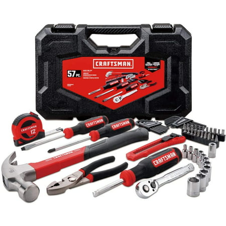 Craftsman Home Tool Kit / Mechanics Tools Kit, 57-Piece (CMMT99446) Sets