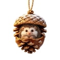 thumbnail image 2 of Kbndieu Forest Animal Christmas Acorn Ornaments, Woodland Animal Ornaments for Tree, Christmas Tree Hanging Decorations for Animal Lovers & Home Holiday Decor, 2 of 7