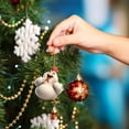 thumbnail image 2 of Festive Chicken Christmas Ornaments and Hanging Decorations, Colorful Quality Baubles for Tree and Holiday Home Decor, Assorted Styles - B, 2 of 5