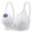 White, variant on SROBPTY Plus Size Bras for Women, Womens Everyday Bras, Women Wireless Push Up Breathable T Shirt Comfortable Everyday Bras Black,XXL