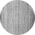 thumbnail image 1 of Ahgly Company Indoor Round Abstract Gray Contemporary Area Rugs, 3' Round, 1 of 1