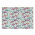 thumbnail image 1 of Watercolor Cutting Board, Flamingos in Many Colors Hand Drawn Bird Exotic Animals Illustration, Decorative Tempered Glass Cutting and Serving Board, Small Size, Pale Blue Salmon Pink, by Ambesonne, 1 of 1