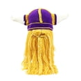 thumbnail image 3 of Helii Knit Hat with Horns and Detachable Beard Viking Style Beanie Hat Handmade Crochet Cap Funny Novelty Winter Hat for Role Play Party Dress Up Stretchy Soft Beanie Hat for Adults, 3 of 8